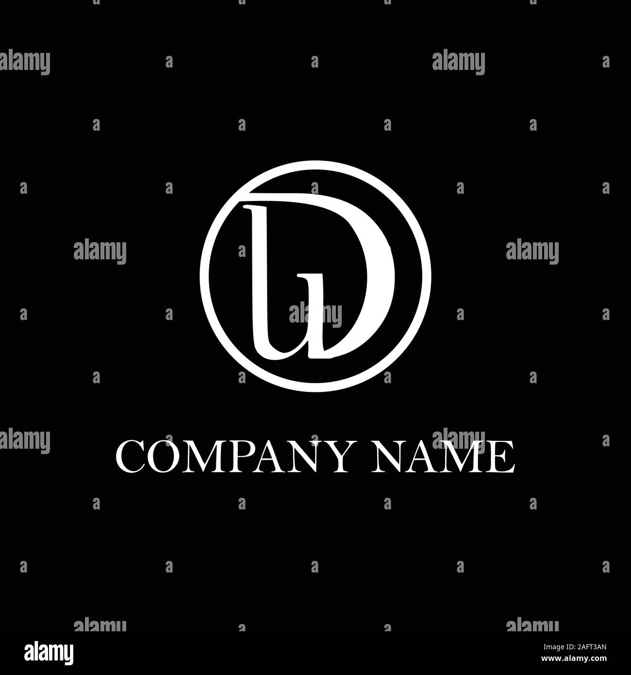 Initial D logo Designs, D letter Logo Stock Vector Image & Art - Alamy