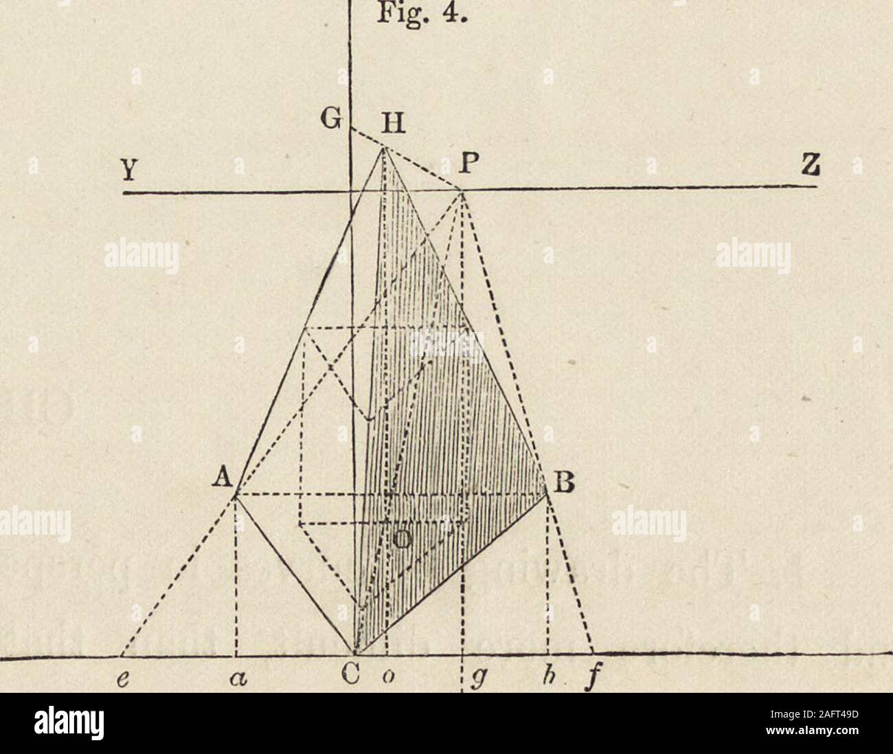 Cottage Lodge And Villa Architecture The Point H Where It Cuts The Jjperpendicular From The Centre O Is The Vertex Of The Pyramid Which Ijbeing Joined With A B And C