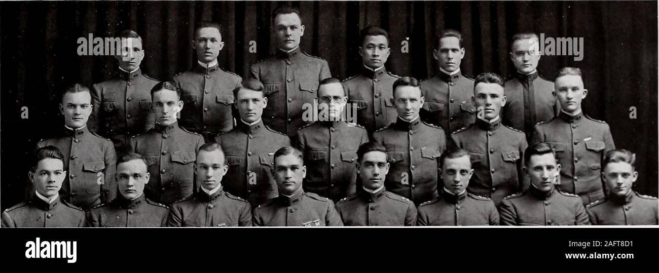 . Purdue debris. 1917 DGbri:S. First Row—Horlacher, Sample, Manson, Unson, Geyer, Abbott. Second Row—Krieger, Conlon, Johnson, Haywortli, Young, Fraser, Kleinkuight. Bottom Row—Byers, Swager, Holmes, Lieut. Donaldson, Tap])an, Mitchell, Mosiinan, Oilar. Official Organ—The Scabbard and Blade.MEMBERS IN THE FACULTY. Dean Stanley Coulter. Prof. Herman Babson.Prof. Albert Smith. Prof. T. G. Alford.Prof. H. C. Peffer. Mr. P. S. Emrick. Prof. A. G. Philips. Mr. H. R. Loehry. E. G. Byers.N. A. Fraser.R. A. Hayworth.W. H. E. Holmes Seniors.L. J. Horlacher.R. J. Mitchell.L. B. Mosiman.H. L. Oilar.L. C Stock Photo