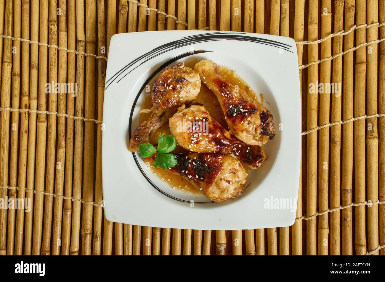 Garlic Brown Sugar Glazed Chicken, Mix together brown sugar, vinegar