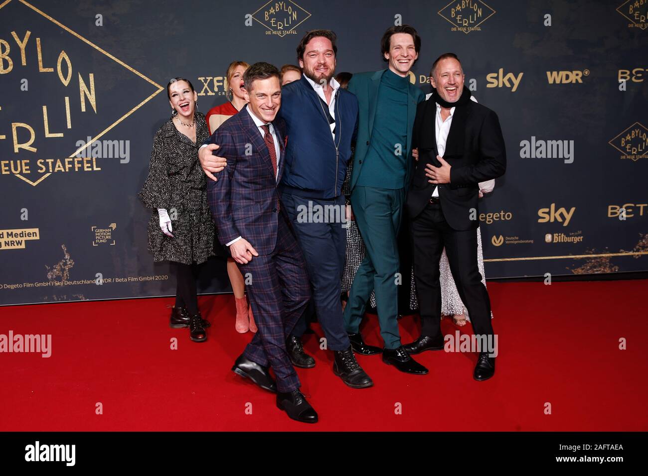 Berlin, Germany. 16th Dec, 2019. Volker Bruch (l-r ...