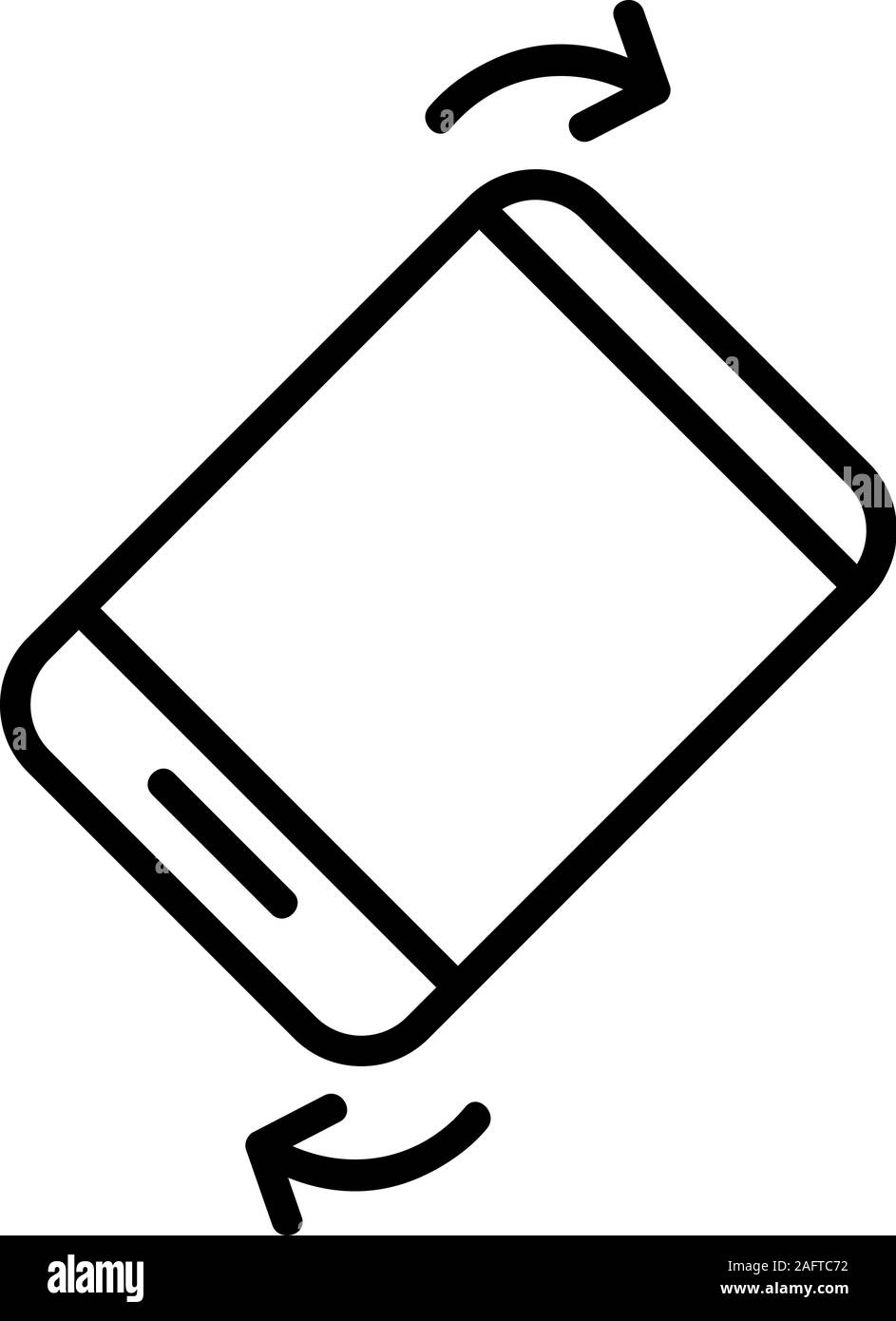 book view feature vector icon. Isolated contour symbol illustration