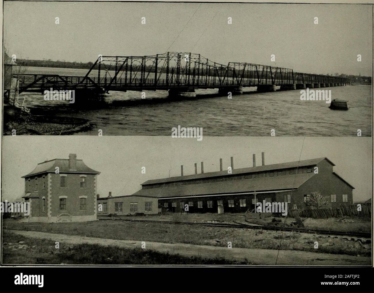. A souvenir of Belleville "The city of the bay". The Bay of Quinte BridgeConnecting the