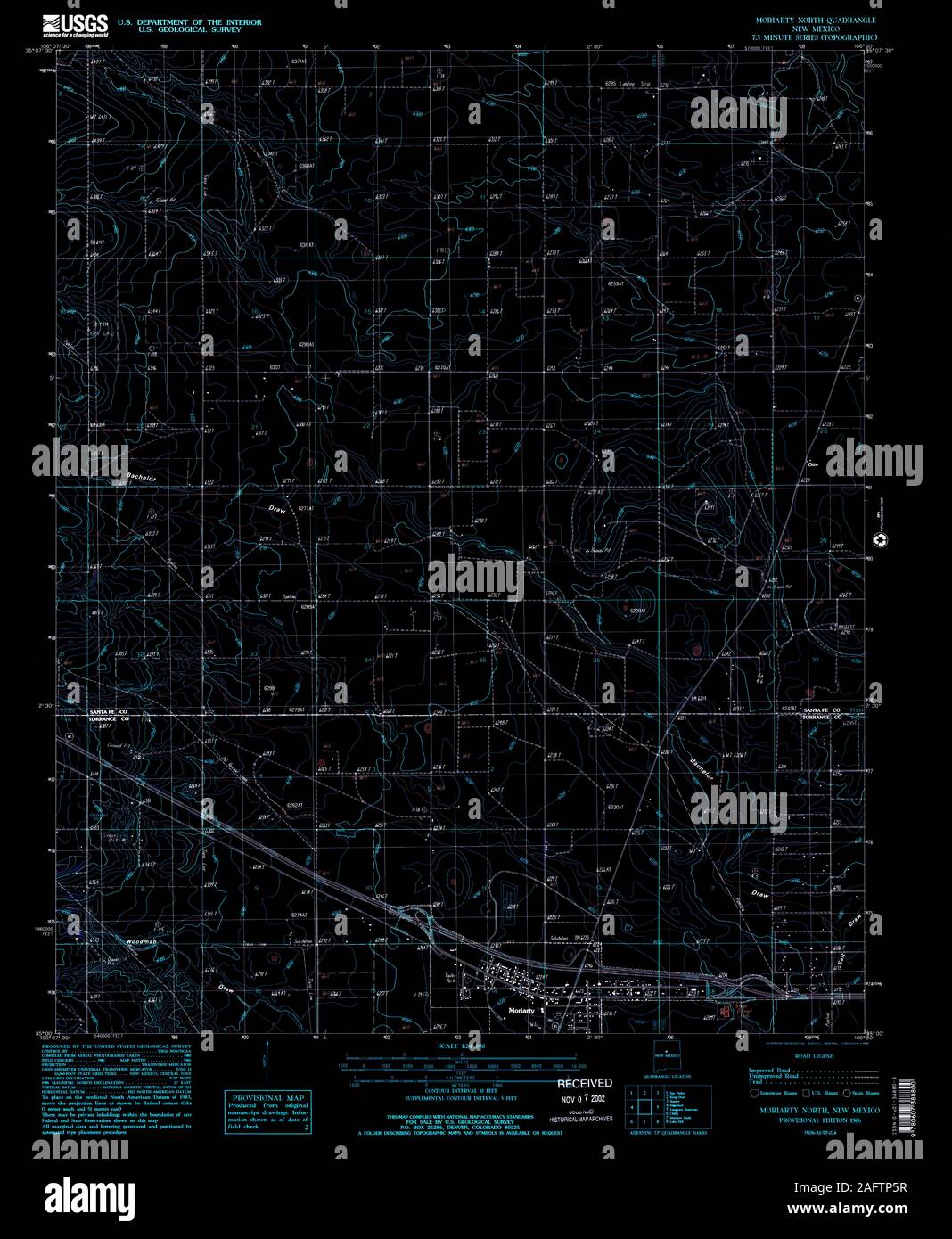 Map of moriarty new mexico hires stock photography and images Alamy