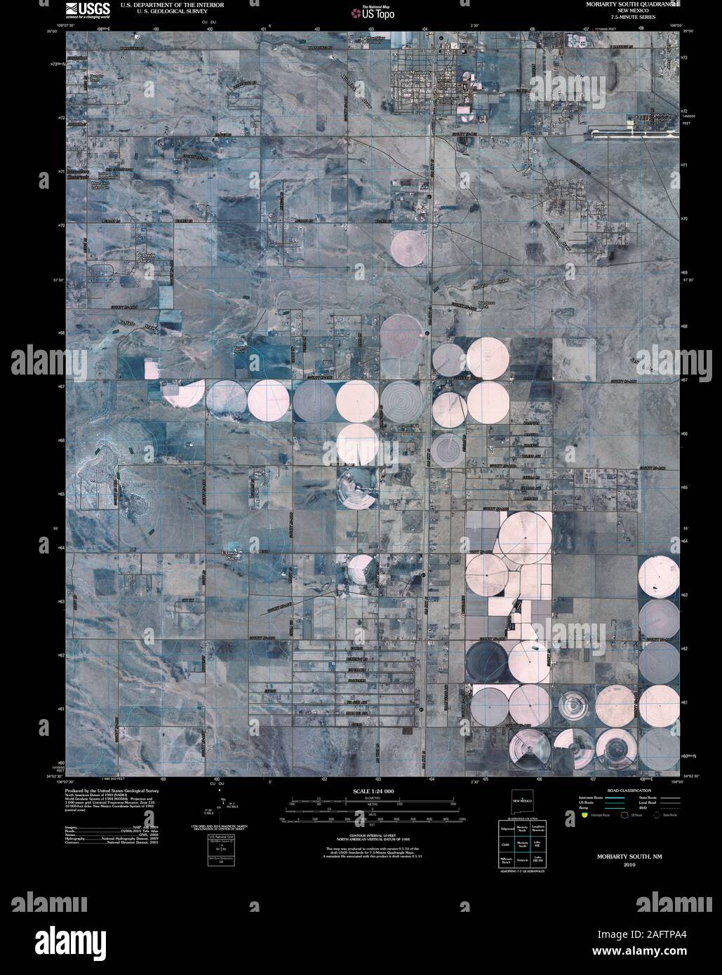 Map of moriarty new mexico hires stock photography and images Alamy