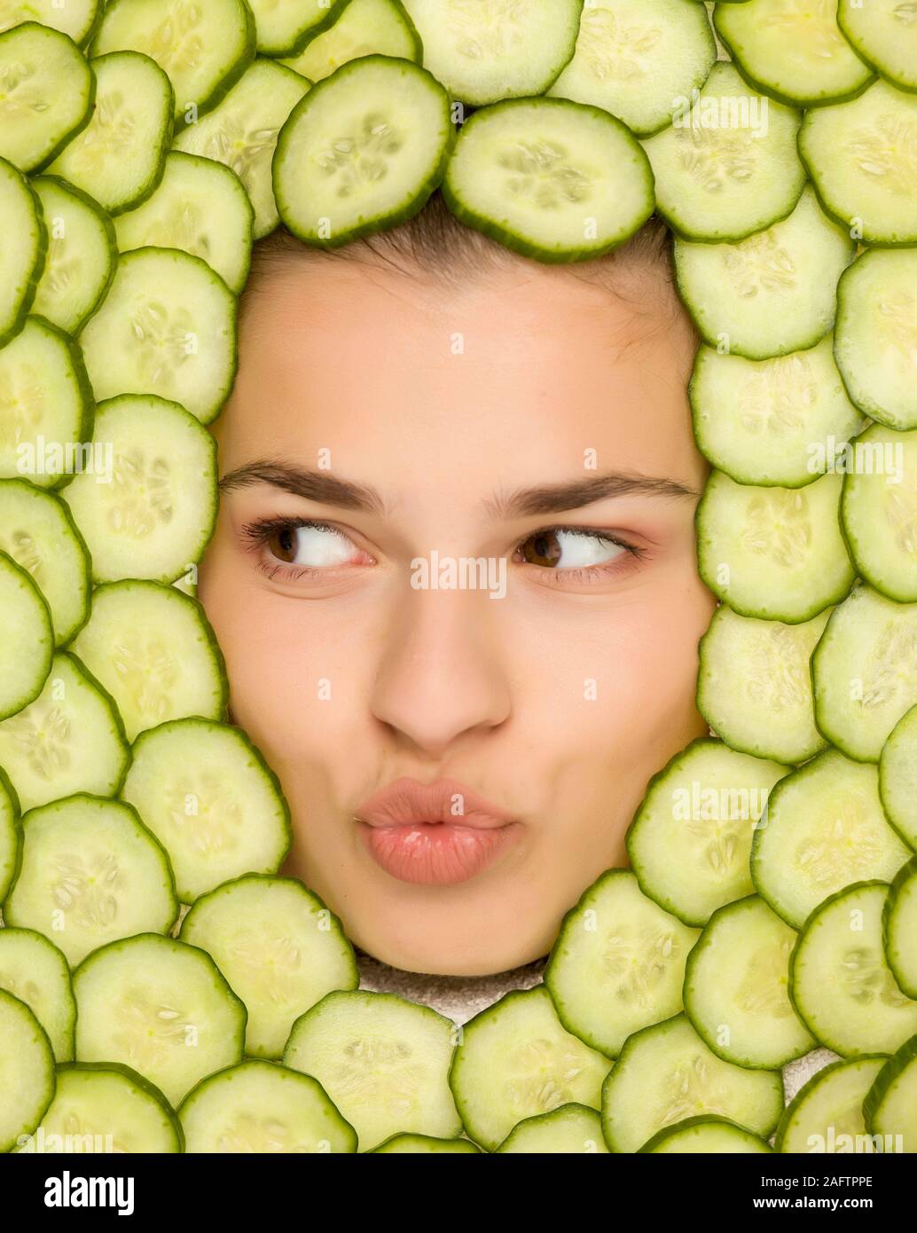 Download Face Mask Beauty Cucumber High Resolution Stock Photography And Images Alamy PSD Mockup Templates