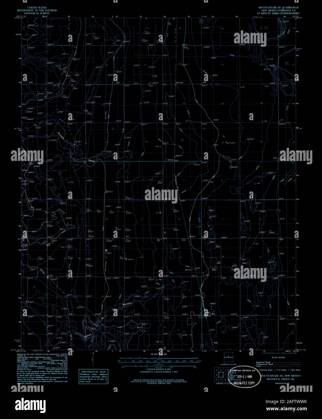 Mountainair new mexico map hires stock photography and images Alamy