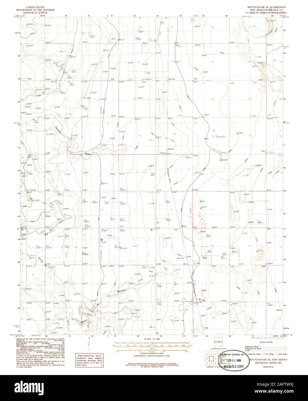 Mountainair new mexico map hires stock photography and images Alamy