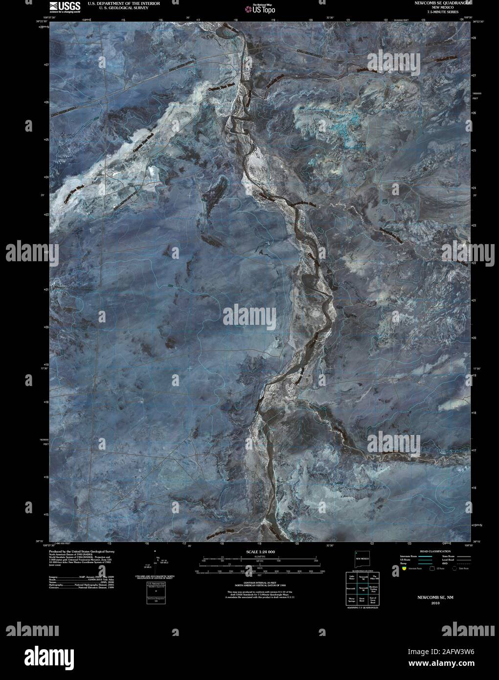 Map of new mexico hires stock photography and images Alamy