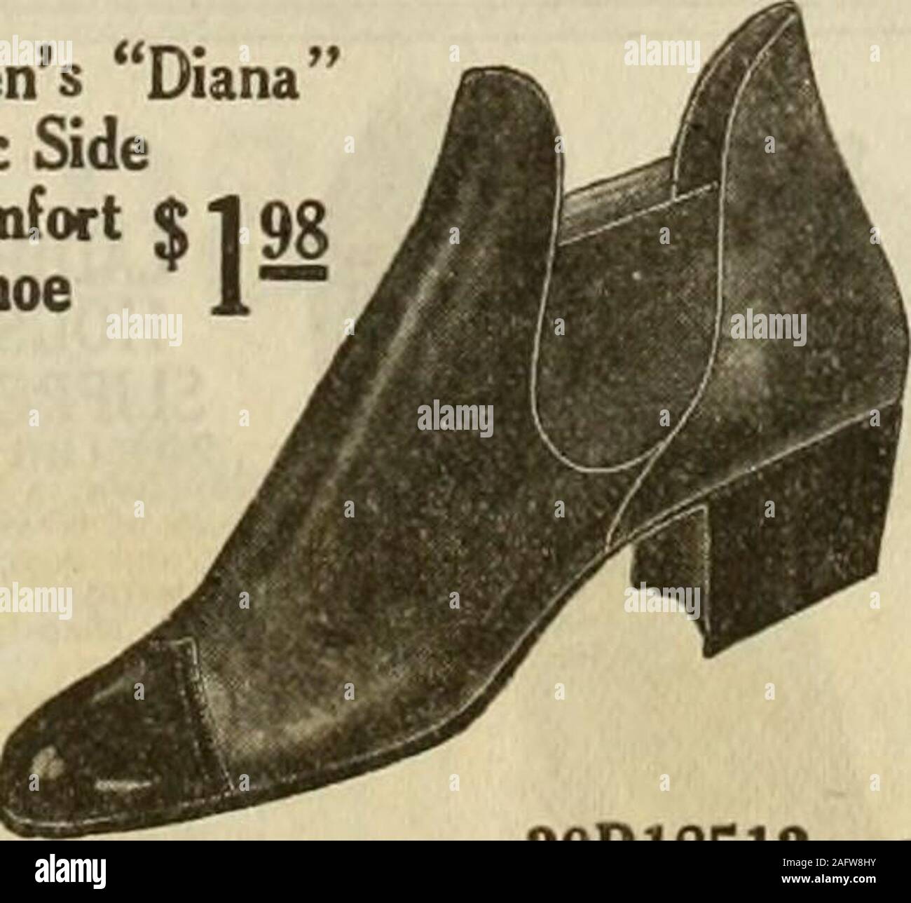 . Catalogue no. 16, spring/summer / R. H. Macy & Co.. WOMENS RIDING BOOTS 20BI8506 Here is illustrated an unusualriding boot. Unusual in style—being made onan arched last with neat rounded toe and 1%inch neat nnilitary heel. Unusual in fit—fittingeasy over the toes and instep and yet snug andsecure in the heel—no slipping as is the casewith most riding boots. Width A, sizes 31^ to 7;width B, C, D, sizes 2Vo to 7^. Weight 4pounds. Per pair $8.94 20B18511 20B I 85 I I The acme of comTon tor tired, sore ir distressed feet; made on a broad straight la«t, vithout seams to press against the Joints; Stock Photo