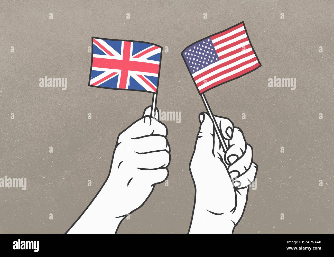 50 British Union Jack Stick Flag Hand Held Mini British Hand Waving Flags