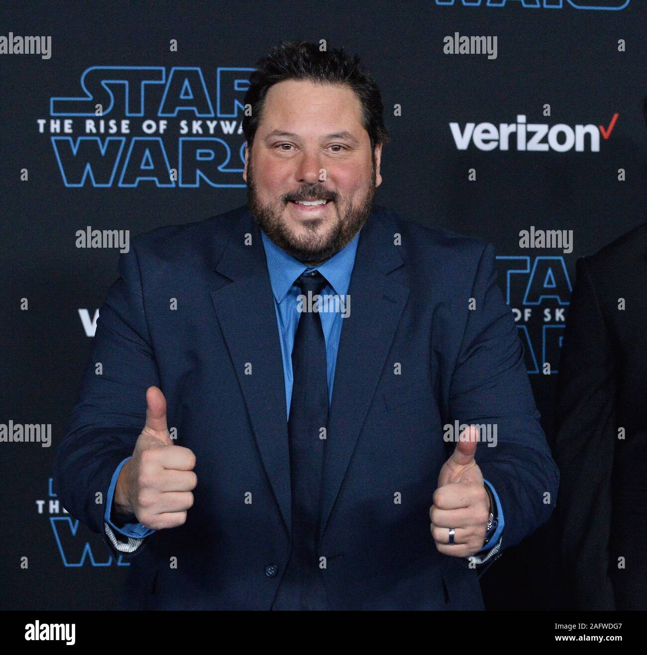 Los Angeles, United States. 17th Dec, 2019. Cast member Greg Grunberg attends the premiere the motion picture sci-fi fantasy 'Star Wars: The Rise of Skywalker' at the TCL Chinese Theatre in the Hollywood section of Los Angeles on Monday, December 16, 2019. Storyline: The surviving Resistance faces the First Order once more in the final chapter of the Skywalker saga. Photo by Jim Ruymen/UPI Credit: UPI/Alamy Live News Stock Photo