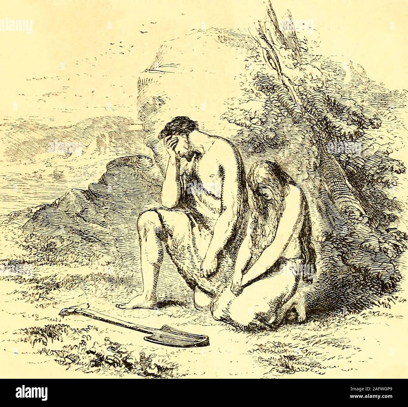 Illustrated Songs And Hymns For The Little Ones V I The Fall Adam And Eve In Eden Dwelt And Passed Their Happy Daysin Love And Innocence And Peace In Child Like Prayer And