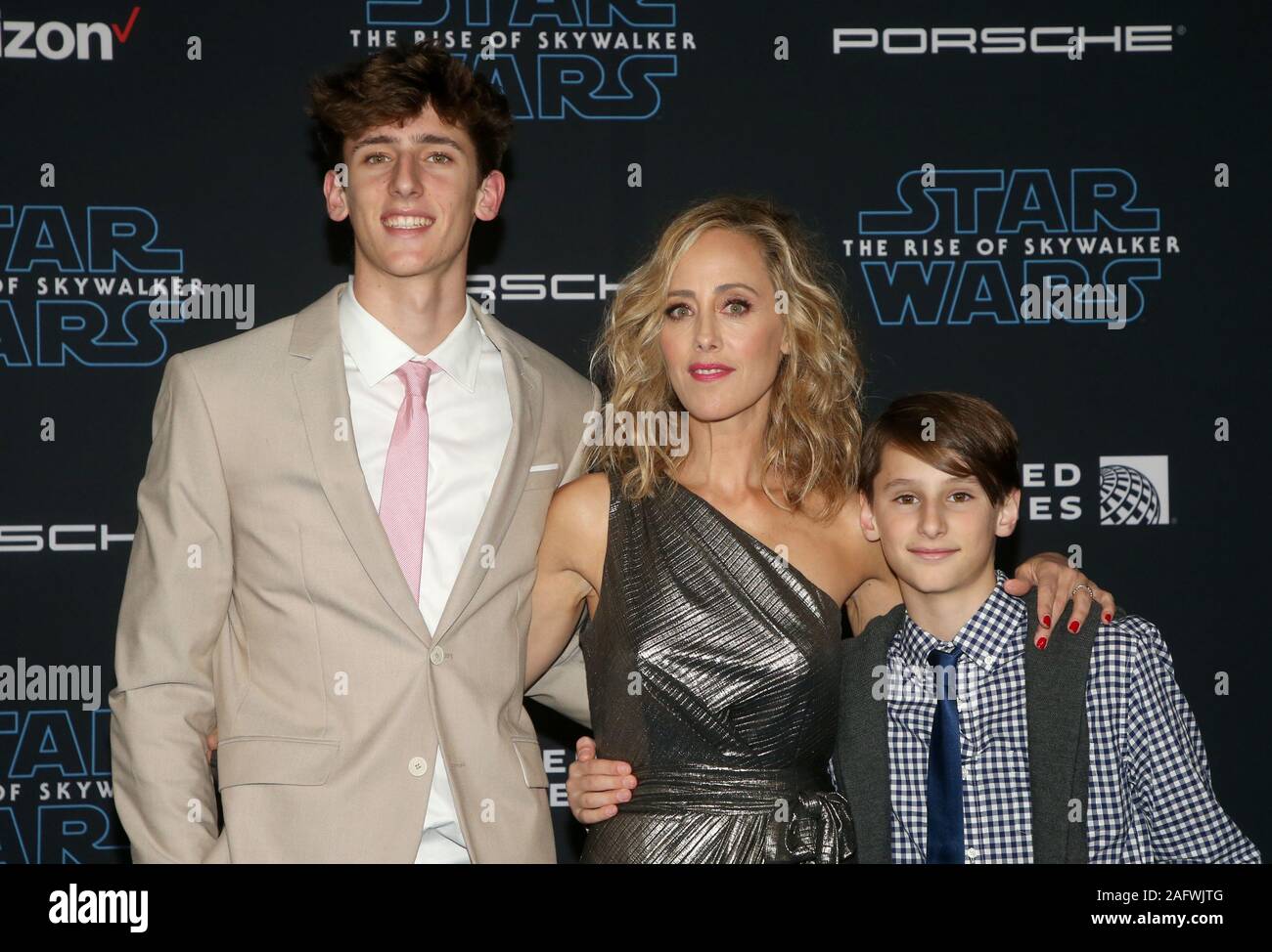 Hollywood, Ca. 16th Dec, 2019. Kim Raver, Luke West Boyer, Leo Kipling