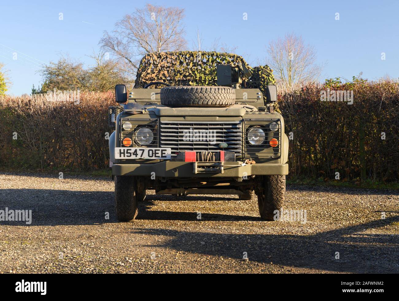 1992 Land Rover British army Long Range Patrol Vehicle (LRPV) special forces reconnaissance off road 4x4 Stock Photo