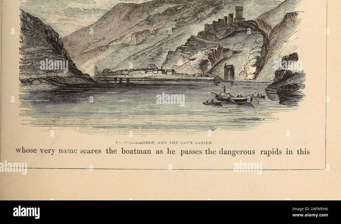 The Rhine; its scenery and historical and legendary associations. 158 THE  RHINE BOOK. the Rhinedrink and stretch of the Rhine. Crossing thestream to  St. Goarhausen he may traversethe Swiss Valley ;