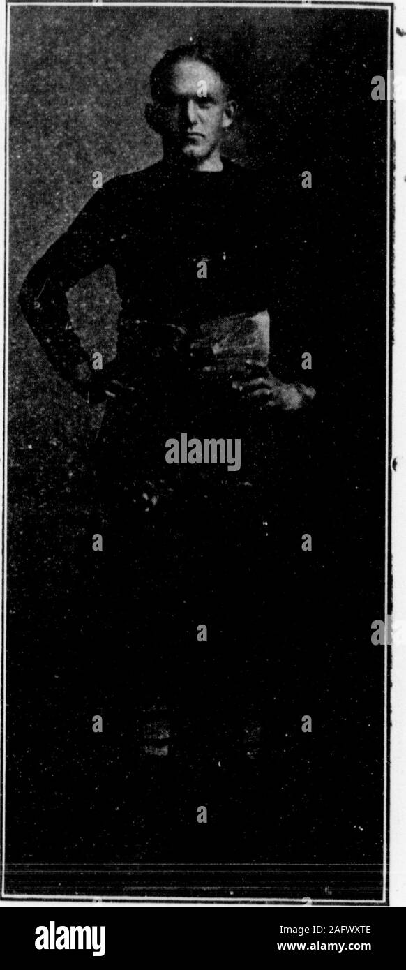 . Highland Echo 1915-1925. ONCE OVERS ON PIGSKIN TOPICS The prospects for rolling oldTusculum en the sod Thanksgiving-day, now have a pleasing radiancyabout them. That lad, McMurray, can sureshake a wicked hind leg in the faceof Father Time. Fast is his mid-dle name! He filled the shoes ofKirkguard and he filled them toperfection! With three of the hardest gamesconsigned to the past, the Highland-ers can well hope to hang a healthystring of scalps to their belts dur-ing the remainder of the seasoa. That score. Emory and Henry 4^;Carson-Newman 0, proves beyond adoubt that thc.-e Virginians will Stock Photo