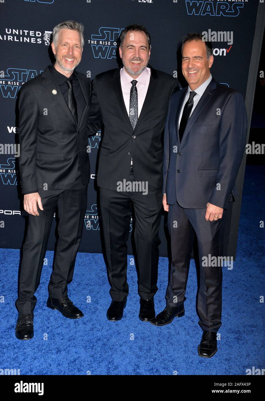 Christopher scarabosio arrives at the premiere of disneys hires stock