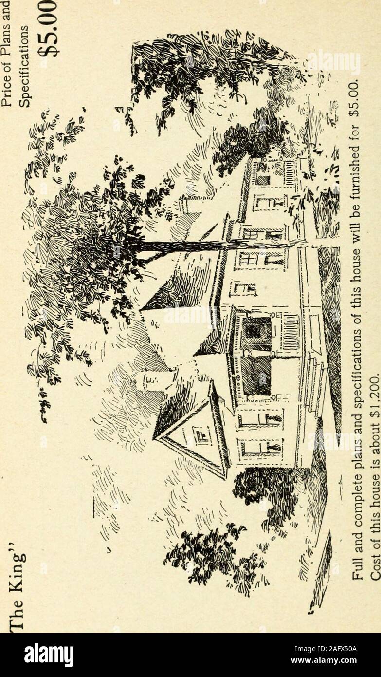 . Hodgson's low cost American homes; perspective views and floor plans
