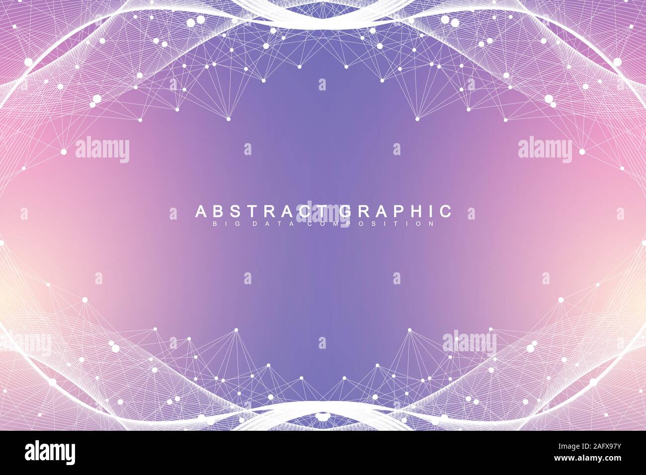 Nano technologies abstract background. Cyber technology concept. Artificial Intelligence, virtual reality, bionics, robotics, global network Stock Vector