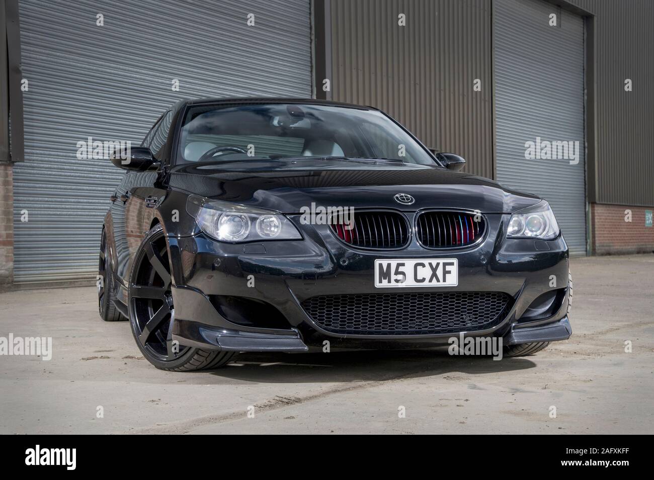 BMW E60 M5 super saloon Stock Photo - Alamy