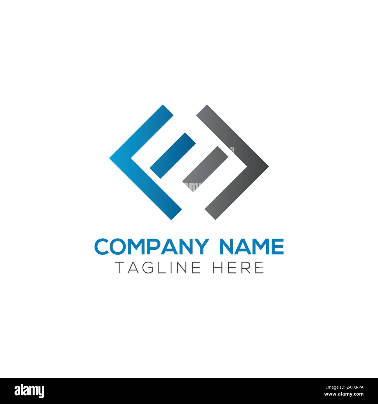 Initial FF Letter Linked Logo. Creative Letter FF Modern Business Logo Vector Template. FF Logo Design Stock Vector
