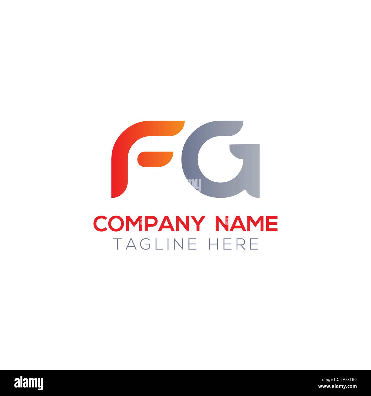 Initial FG Letter Linked Logo. Creative Letter FG Modern Business Logo ...
