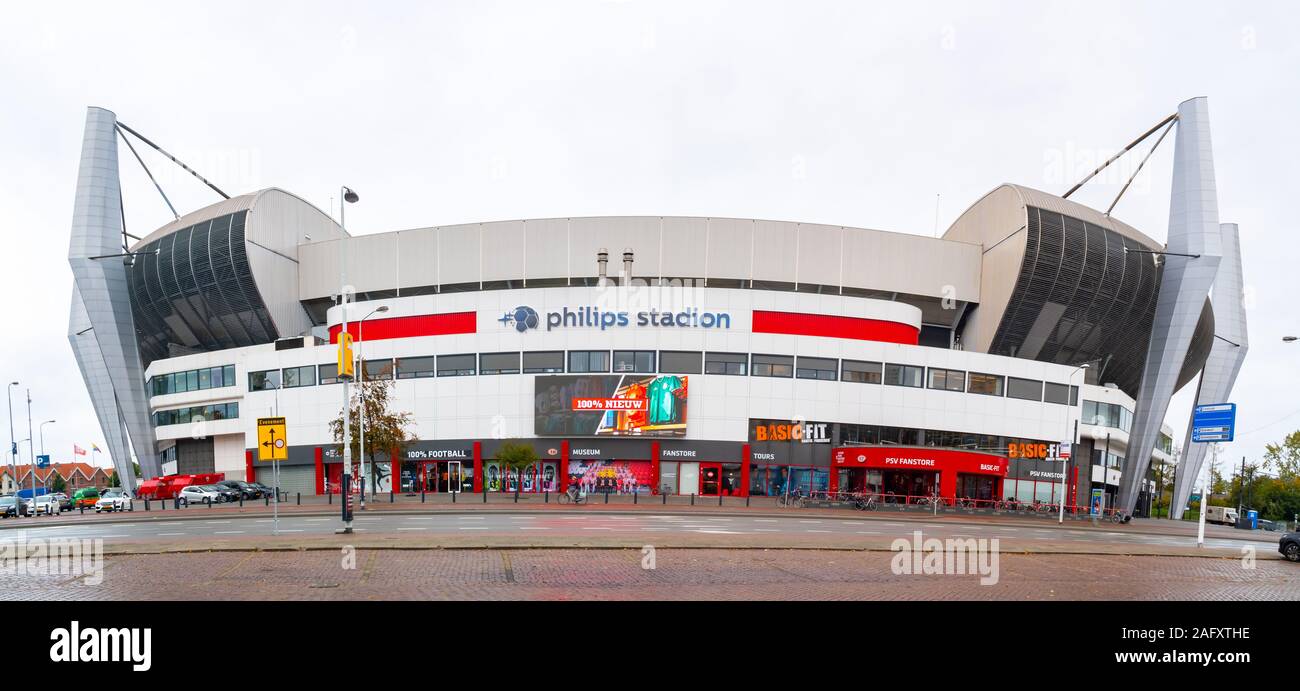 Eindhoven, Netherlands - 11.10.2019: Philips Stadion is a football stadium in Eindhoven, Netherlands. PSV Eindhoven football team. Sport. Stock Photo