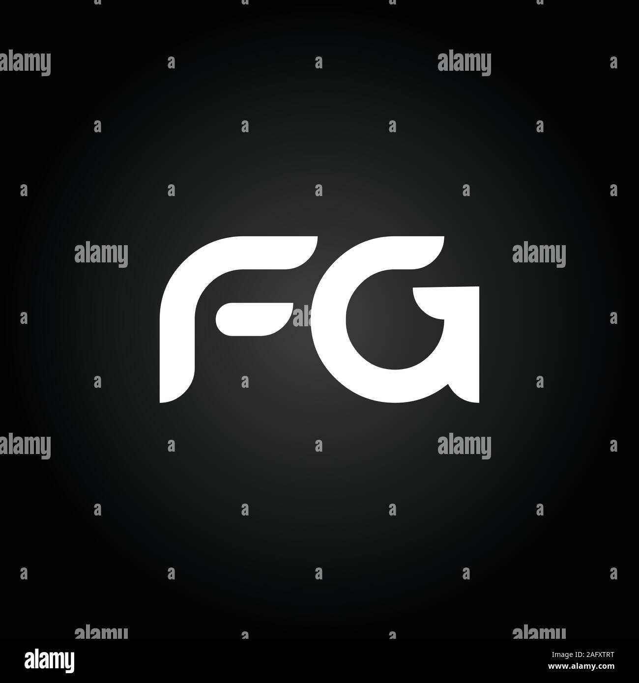 Initial FG Letter Linked Logo. Creative Letter FG Modern Business Logo Vector Template. FG Logo Design Stock Vector
