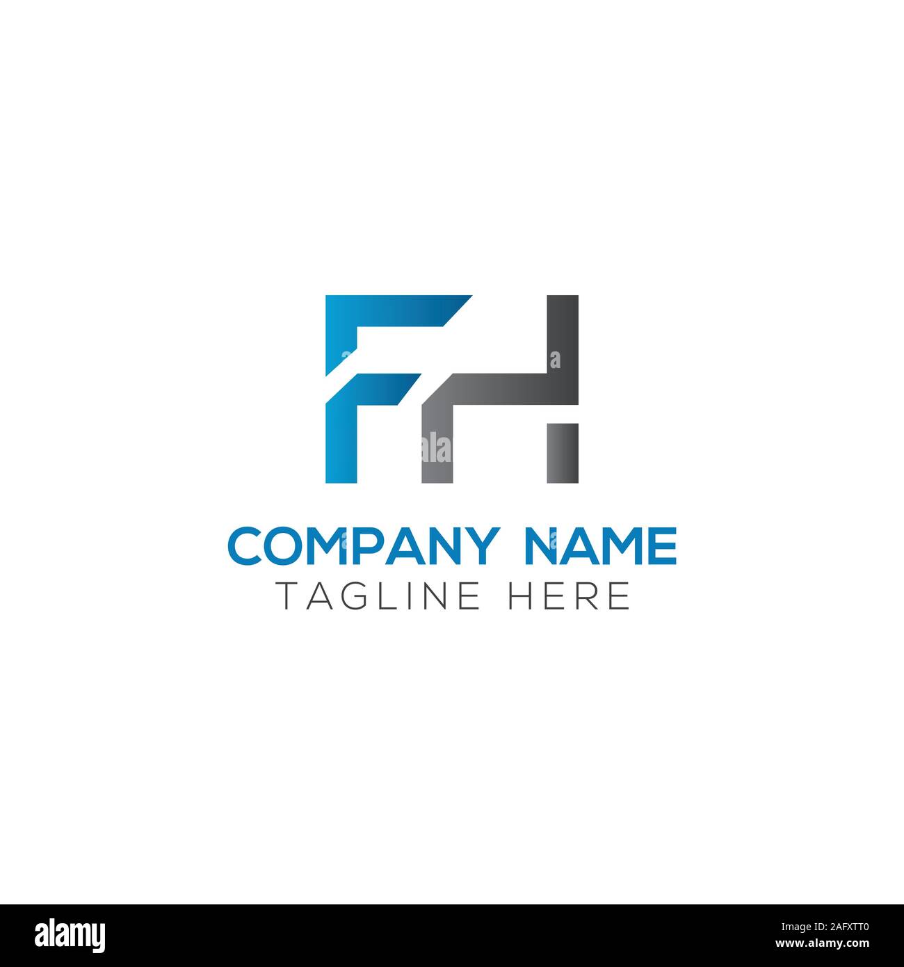 Initial FH Letter Linked Logo. Creative Letter FH Modern Business Logo ...