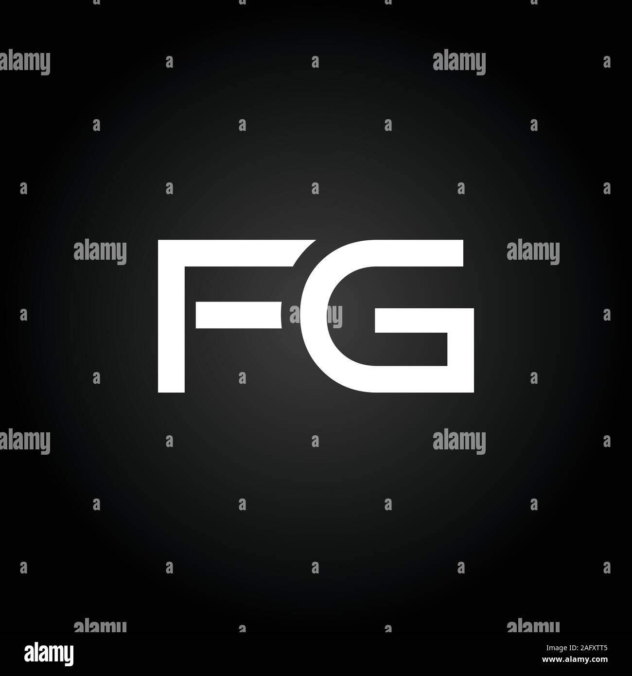 Initial FG Letter Linked Logo. Creative Letter FG Modern Business Logo ...