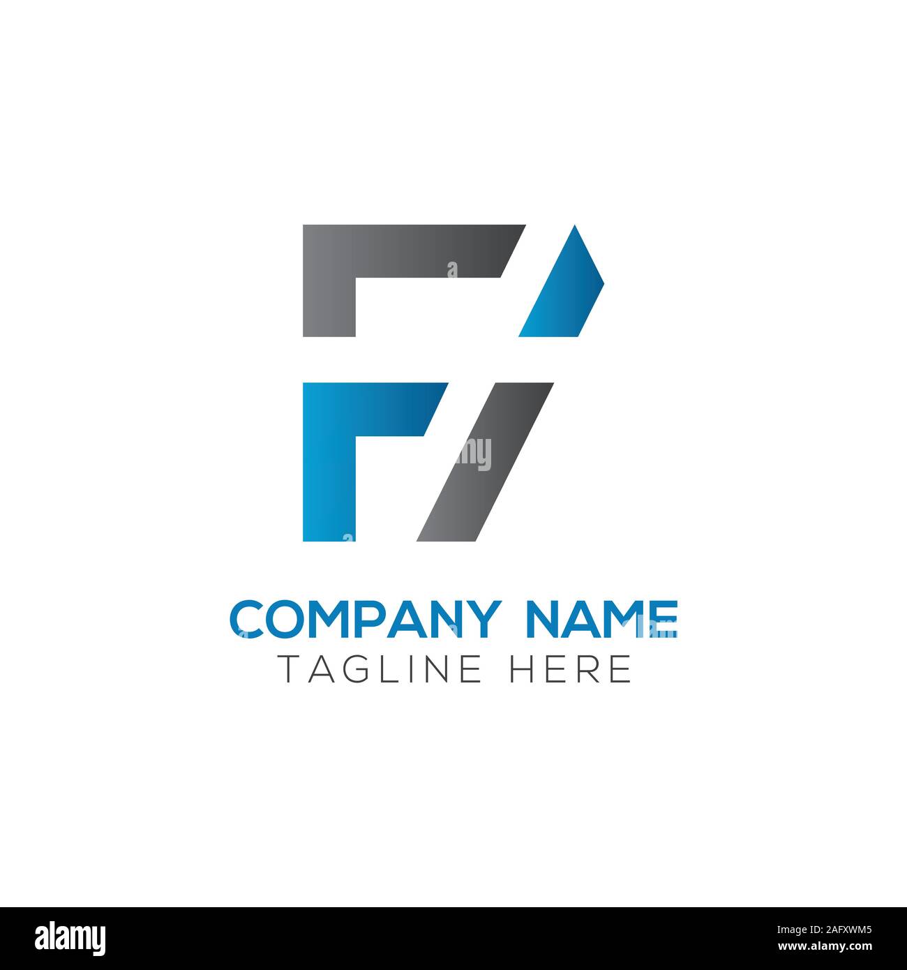 Initial FI Letter Linked Logo. Creative Letter FI Modern Business Logo Vector Template. FI Logo Design Stock Vector