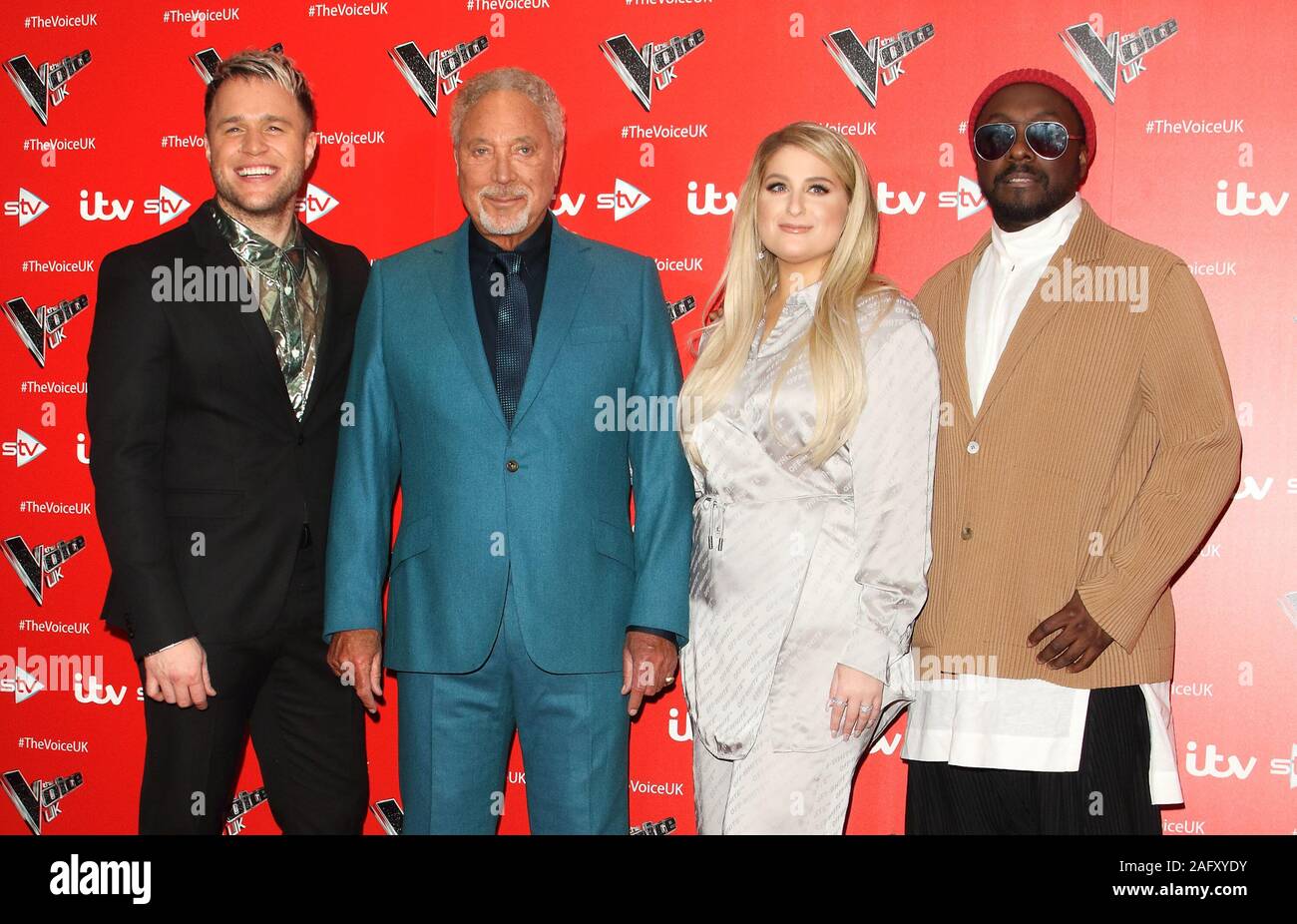 Olly Murs, Tom Jones, Meghan Trainor and Will i am attend the Voice UK Series 9 launch at The Olly Murs, Tom Jones, Meghan Trainor and Will i am attend the Voice UK Series 9 launch at The