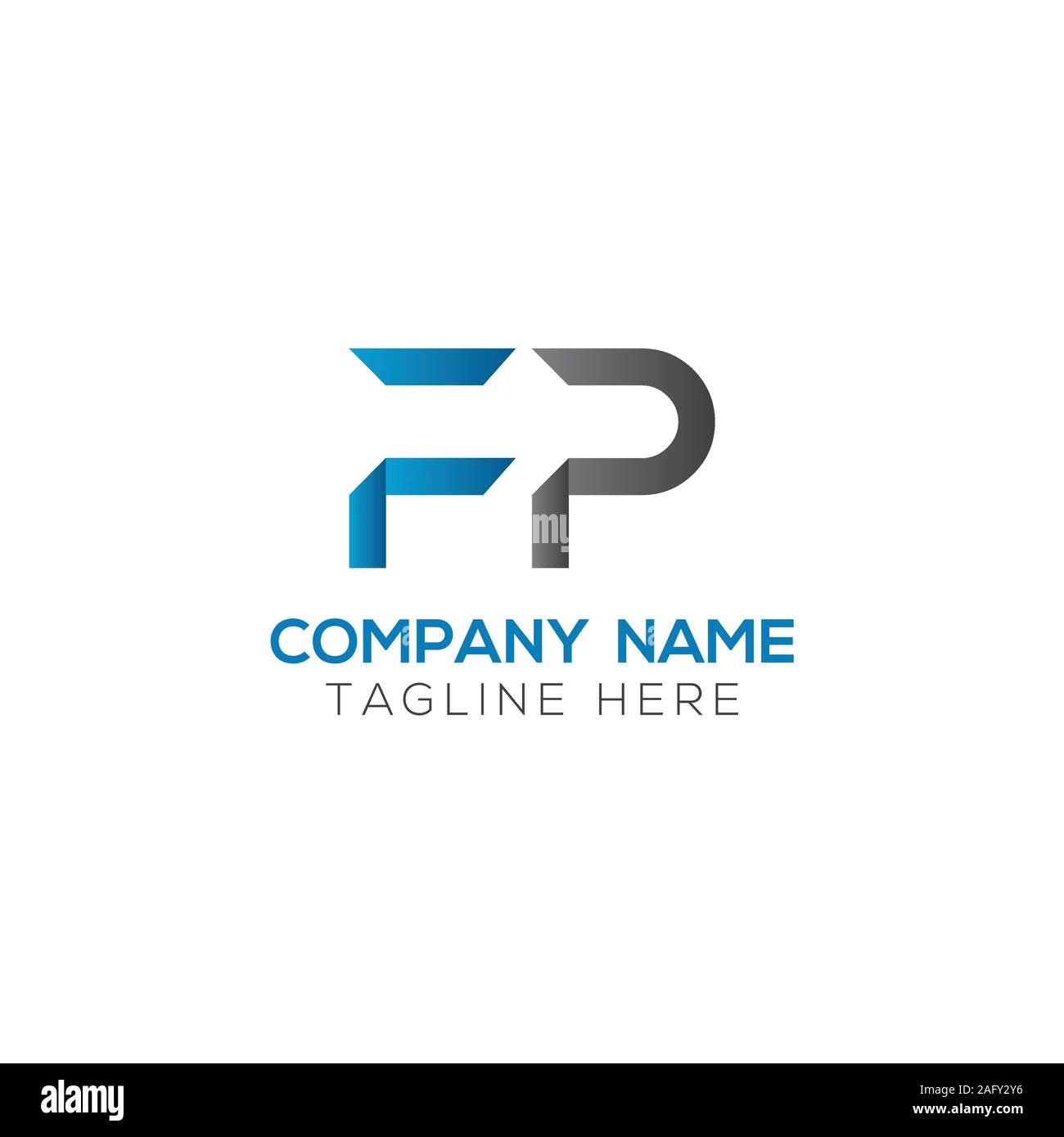 Initial FP Letter Linked Logo. Creative Letter FP Modern Business Logo ...