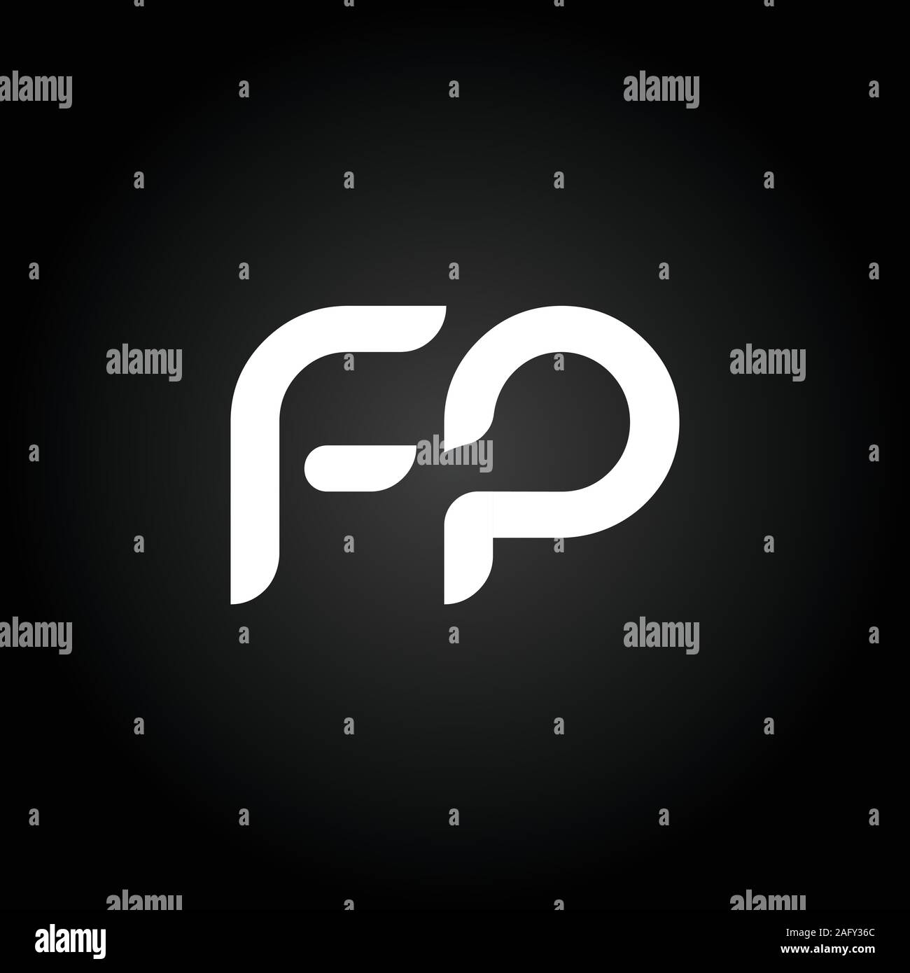 Initial FP Letter Linked Logo. Creative Letter FP Modern Business Logo ...