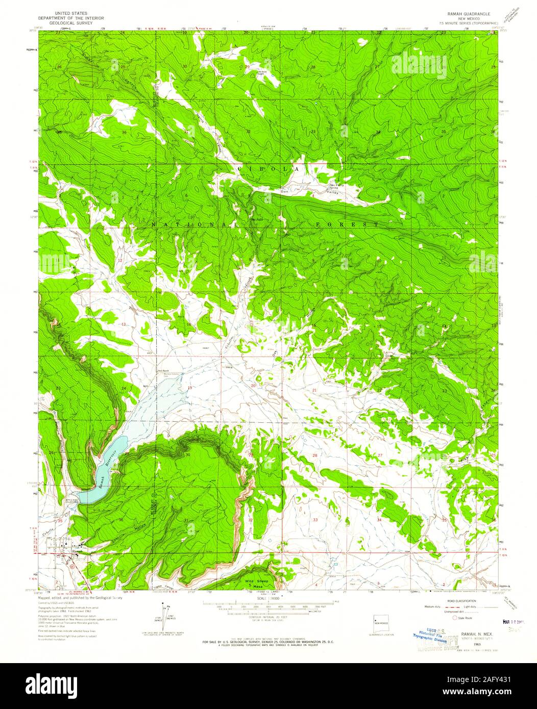Ramah new mexico map hires stock photography and images Alamy