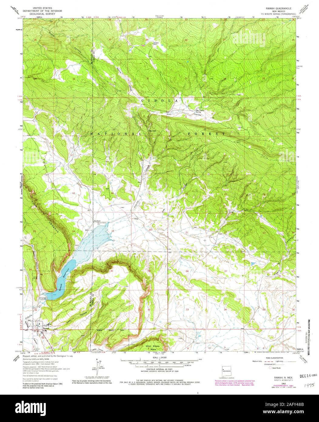 Map of ramah new mexico hires stock photography and images Alamy