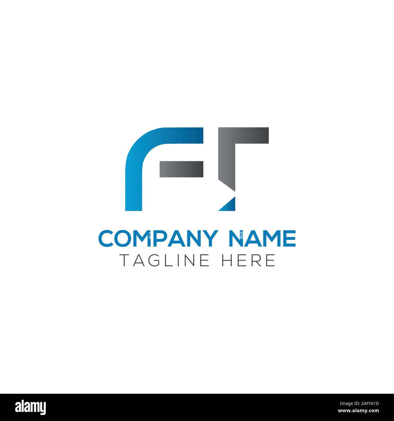 Initial FT Letter Linked Logo. Creative Letter FT Modern Business Logo ...