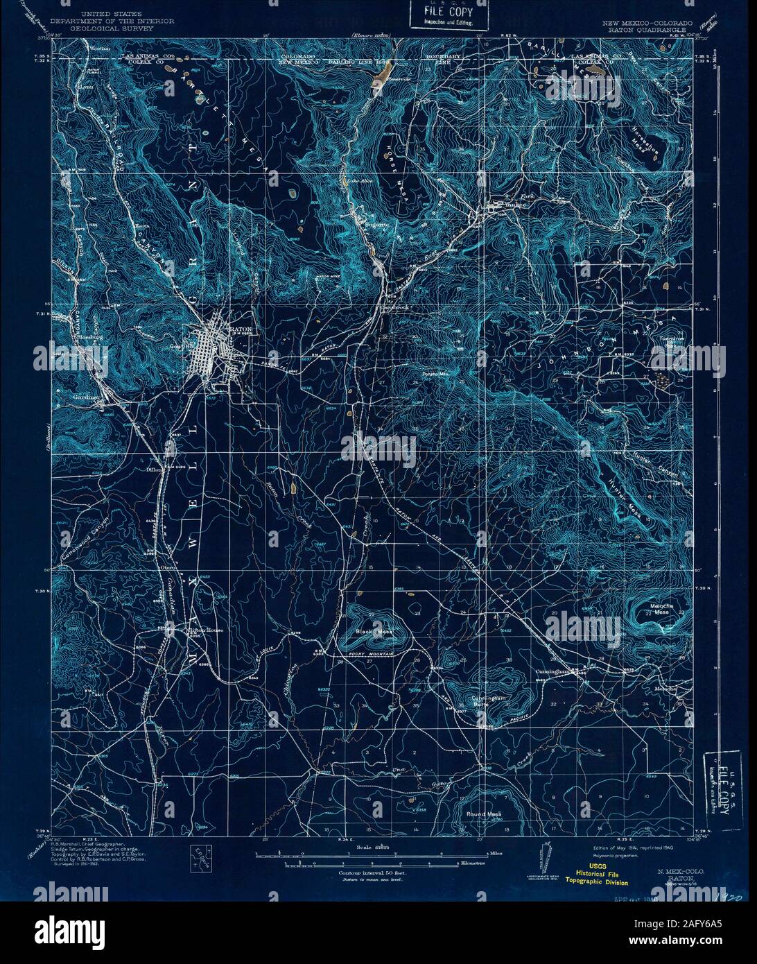 Raton new mexico map hires stock photography and images Alamy