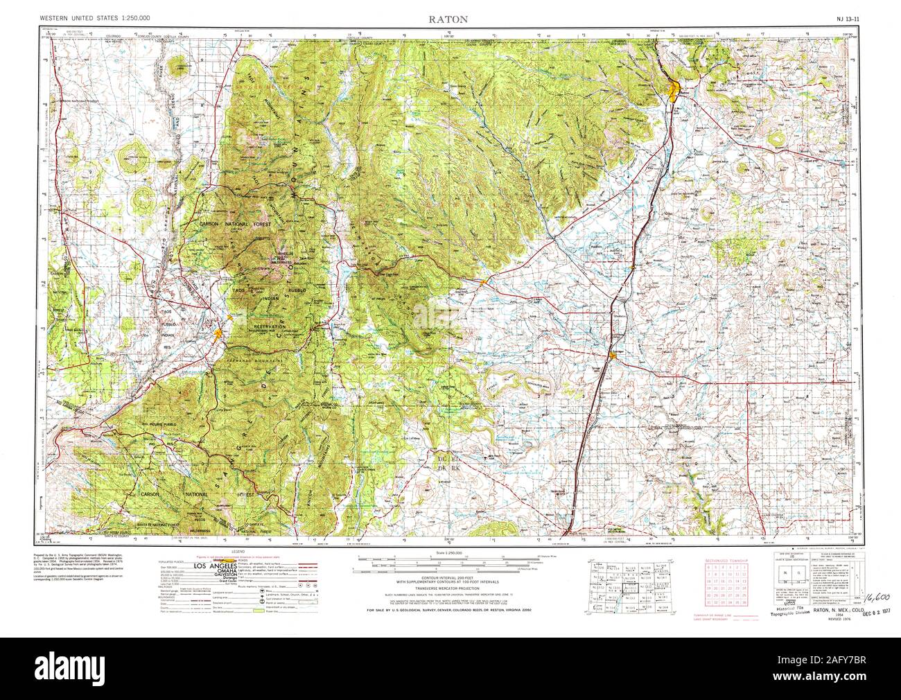 Raton new mexico map hires stock photography and images Alamy