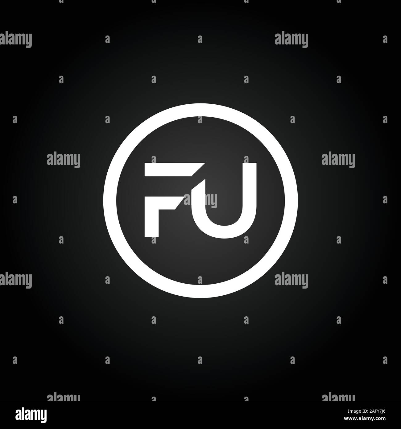 Initial FU Letter Linked Logo. Creative Letter FU Modern Business Logo ...
