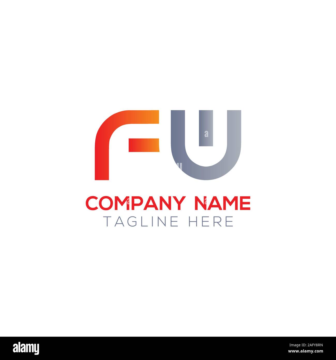 Initial FW Letter Linked Logo. Creative Letter FW Modern Business Logo ...