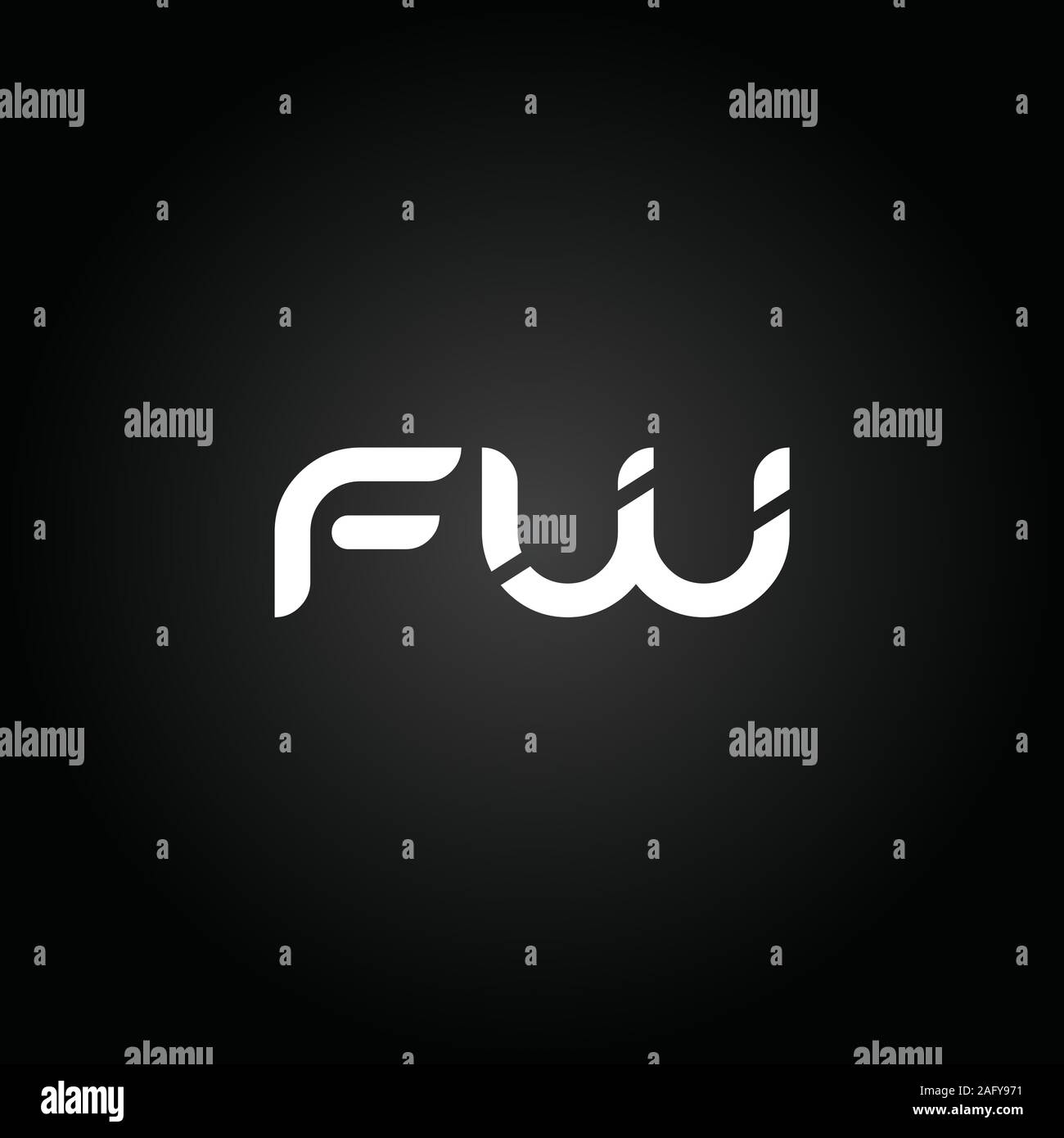 Initial FW Letter Linked Logo. Creative Letter FW Modern Business Logo ...