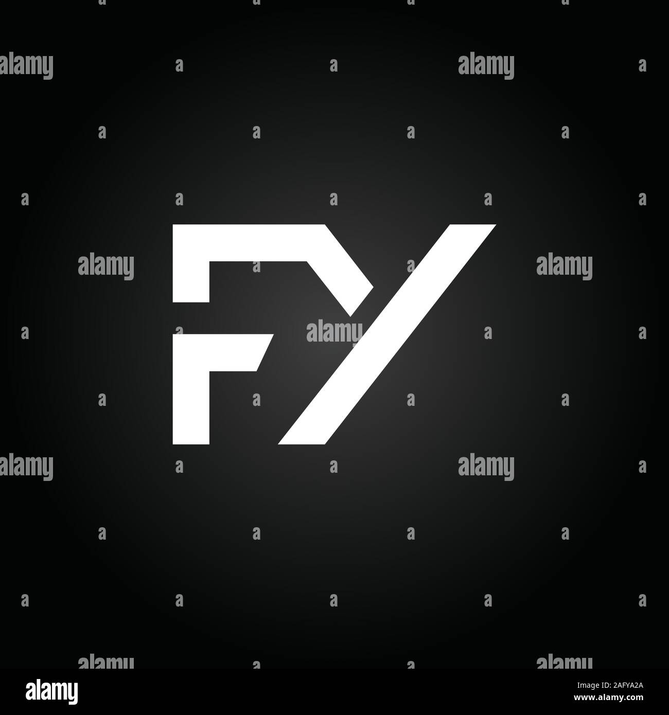Initial FY Letter Linked Logo. Creative Letter FY Modern Business Logo ...