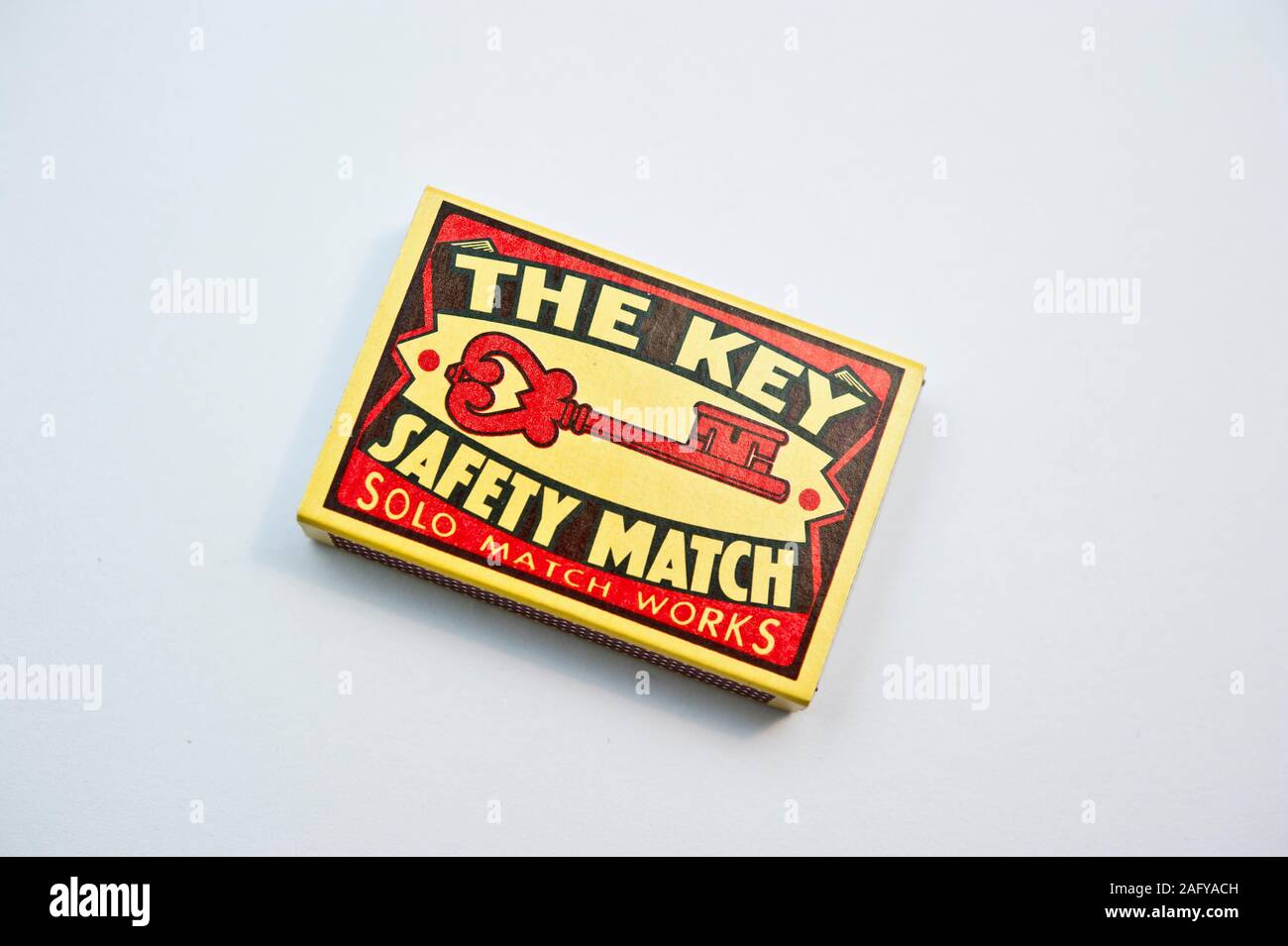 vintage box of safety matches isolated Stock Photo Alamy