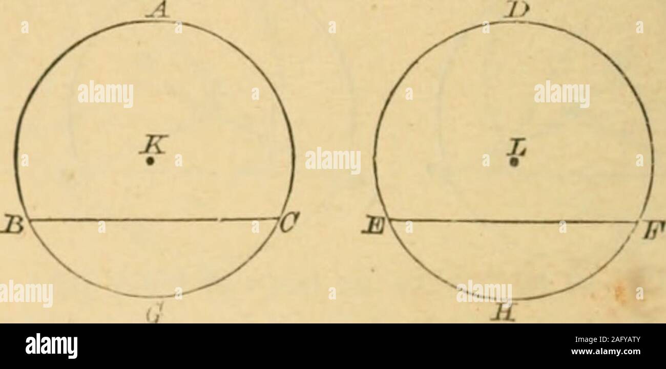 Elements Of Geometry Containing Books I To Iii Df And The Minor Arcs Bgc Ehf Th The Other Each To Each K8 Euclids Elements Book Iii Proposition Xxix Theorem