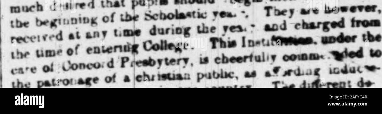 . The North Carolina Presbyterian. oor •• ijaal. Jaa B. I ek.».B^». •»•VaaL 1 appear at Lu-t-ruMi. o.. Tb.r^r .H- Iftth day olMay. alT.. oclock arw.,d aod cj,..,- 1 --t^JcLo^ of ri::2r.a-fa-a:pc:r^^b;i. 5:cir jn.^^^ SELECfmiOtllfi AND Mt SCHOOL, lilIX8BOBOU«iH. M. C. a-^HB MIffiKS NAftH aM&gt; Ml-W KOLLOCE WILL CireVSTwiB bo forwarded oa appbcat«L Dee t», ft^ylJ CoirBiti FrBBBlTc^lIrfr, UtATa-SVILLI. N. C. ^ rw^HEFALL TEEM O. THIS I^^^^ ^* ^.T JLnJaa 00 tke firat m -dn.*la.T ol Aogu^ It •A Bieocea oo v-^ -^ .w—m &gt;. « thwr ati»d»ea w«k aatne pl*c, o«44ipp*d aooording to law tor ii.»(»&lt;cln Stock Photo