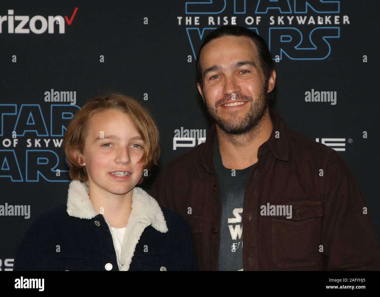 16 December 2019 Hollywood, California Pete Wentz and Bronx Wentz