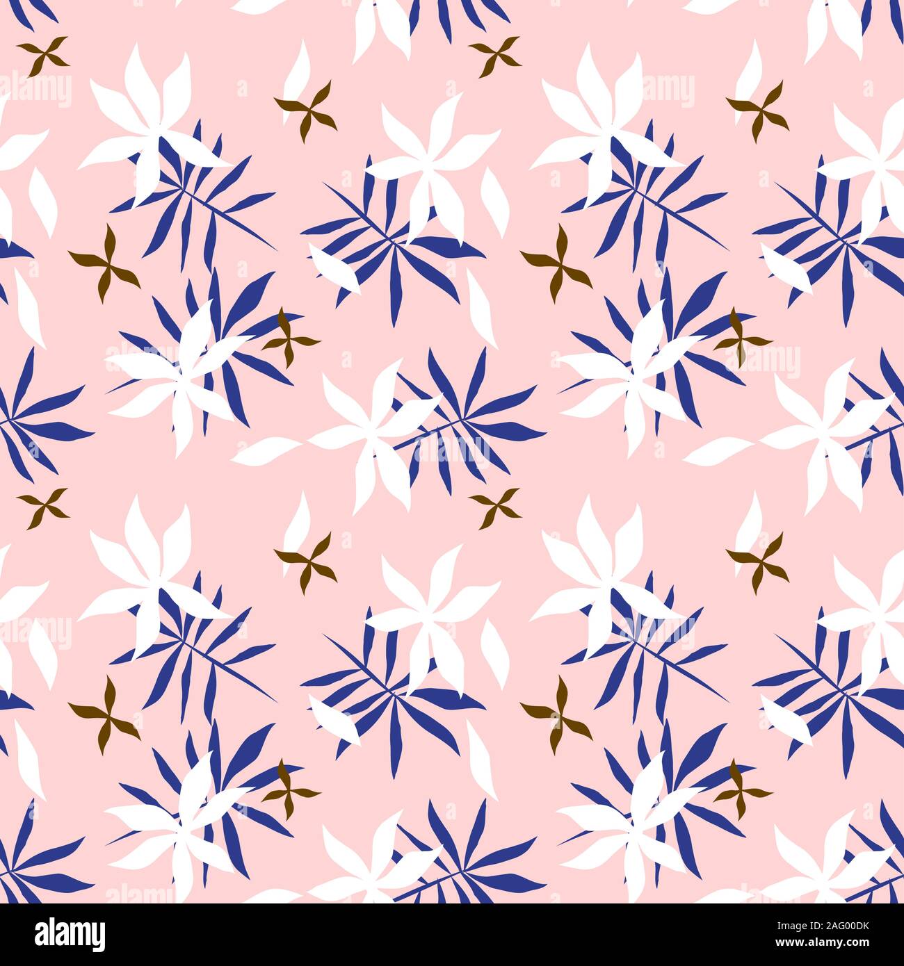 Colourful Tropical Floral Seamless Pattern It Is A Tropical Floral Pattern Suitable For Fashion Prints Patterns Backgrounds Websites Wallpaper Stock Vector Image Art Alamy