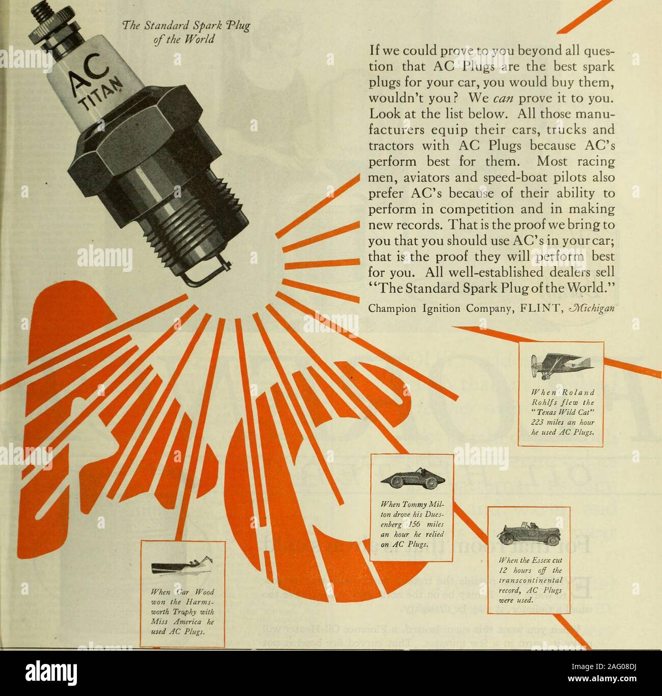 The Saturday evening post. If we could prove to you beyond all ques-tion  that AC Plugs are the best sparkplugs for your car, you would buy  them,wouldnt you? We can prove